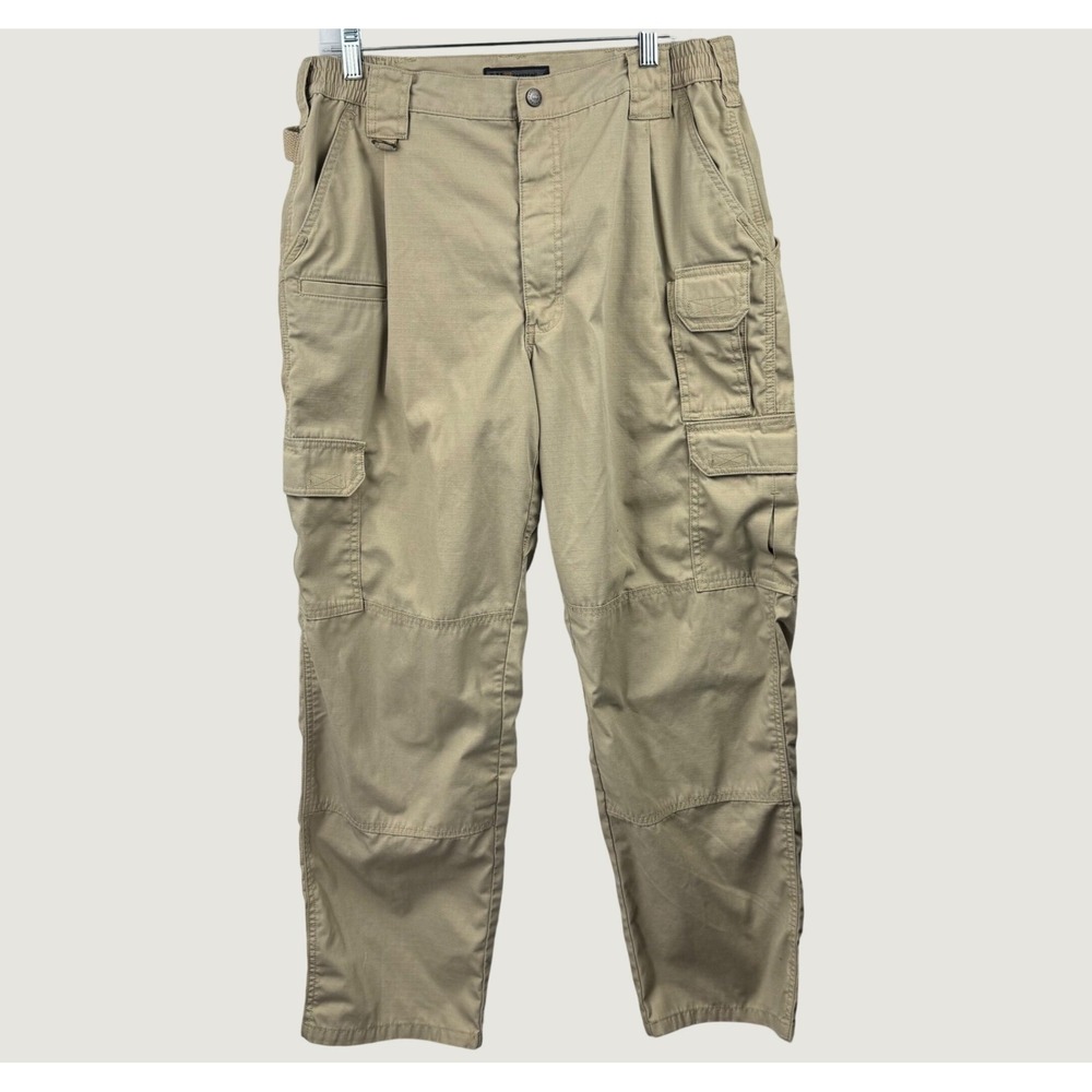 5.11 Tactical Cargo Pants Mens 36x32 Khaki Tan Ripstop Utility Gorpcore Workwear